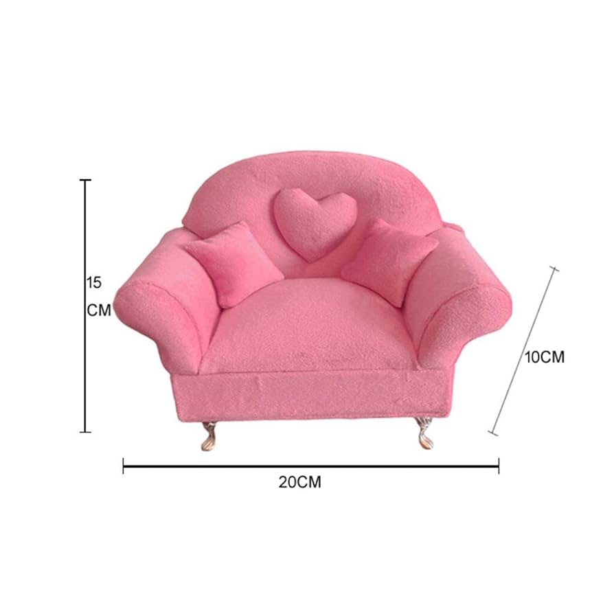 【ドールハウス】　☆honeyard☆　1/6ソファ＆オットマン(花柄) ドールハウス】 ☆honeyard☆ 1/6ソファ＆オットマン(花柄)