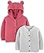 Simple Joys by Carter's Strickjacke, 2er-Pack ,grau / rot ,6-9 Months