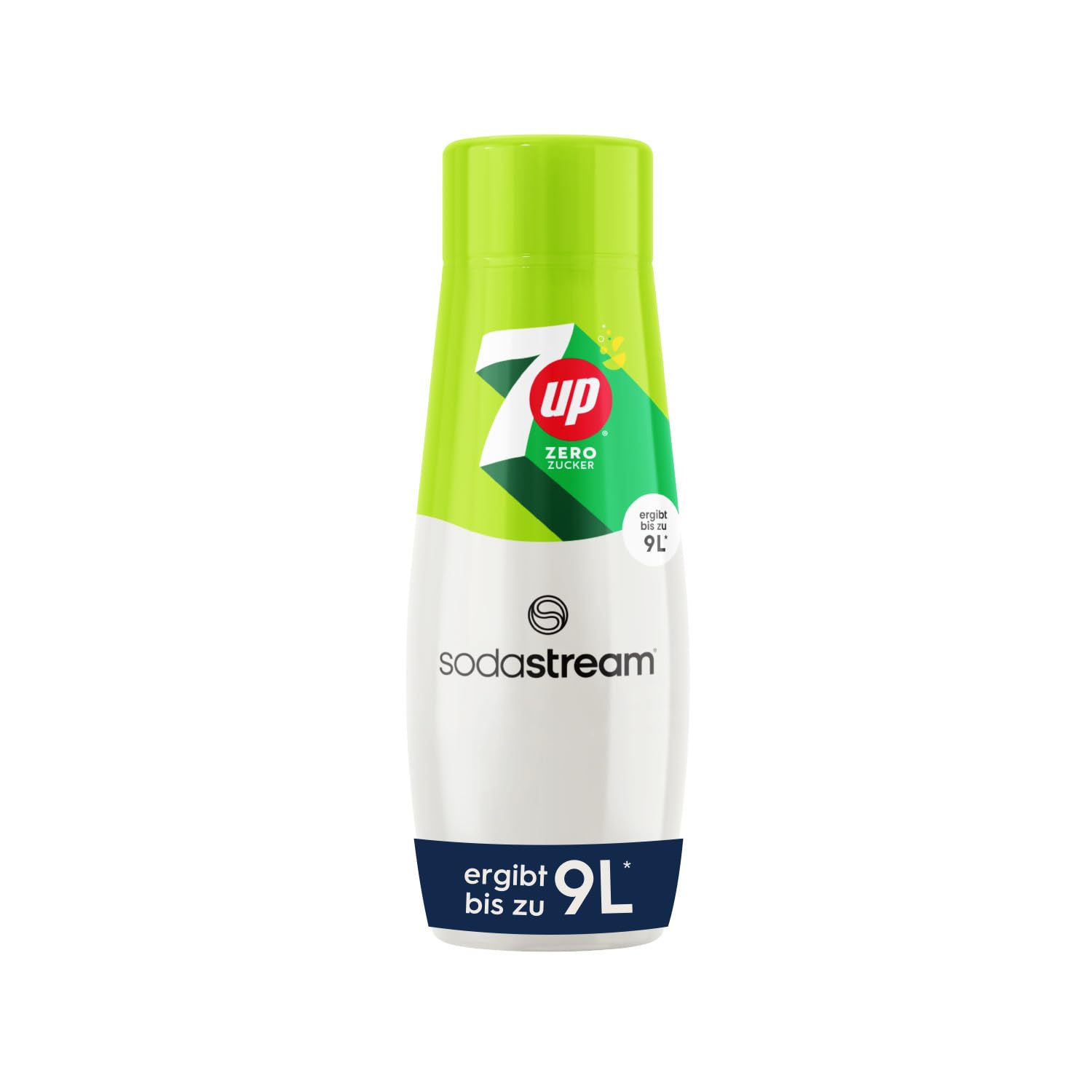 SodaStream Sirup 7UP Zero Zucker - 1x Flasche ergibt 9 Liter Fertiggetränk, Sekundenschnell zubereitet und immer frisch, 440 ml