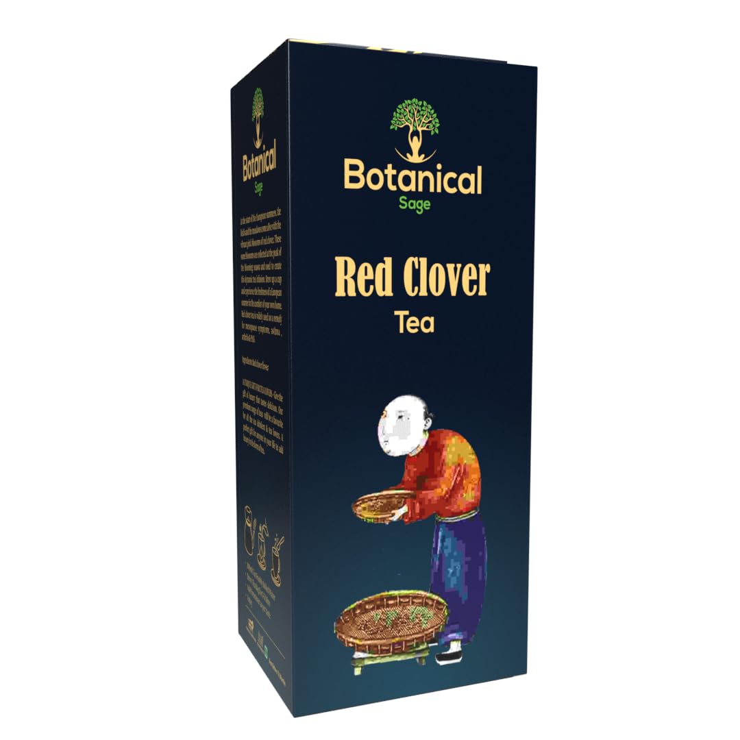 Botanical Sage- Red Clover Tea 40 Pyramid Tea Bags | Trifolium Pratense | Nutrients Rich | Selected | Luxury Tea (B0CKLKVSQF) Amazon Price History, Amazon Price Tracker