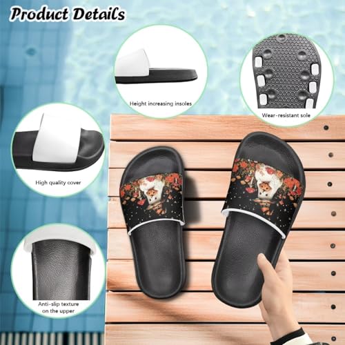Image of Slides for Boys Girls Quick Drying Kids Slides Sandals Non-Slip
