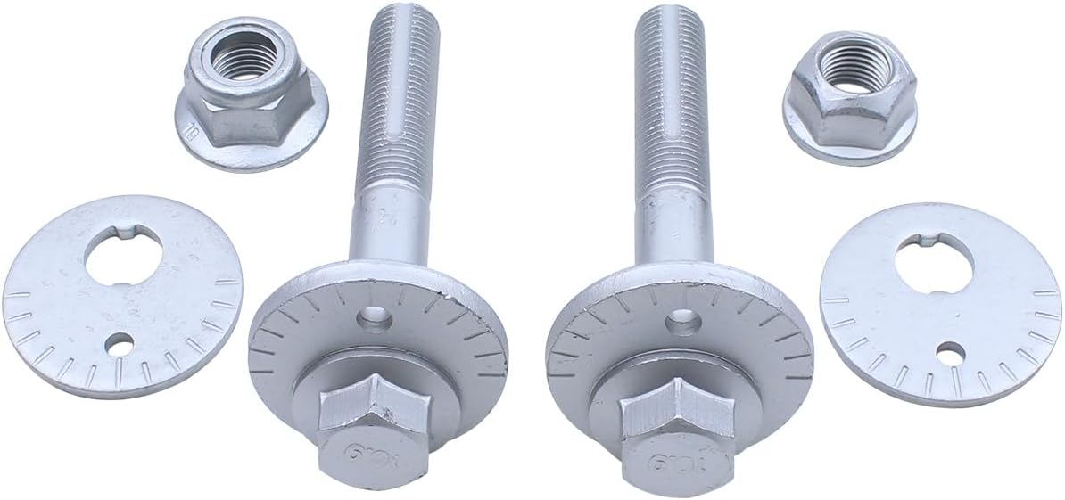 2Pcs Rear Camber Adjustment Eccentric Bolt for Ford Edge Mustang Fusion Police Responder Hybrid SSV Plug-In Hybrid, for Lincoln Nautilus MKZ MKX