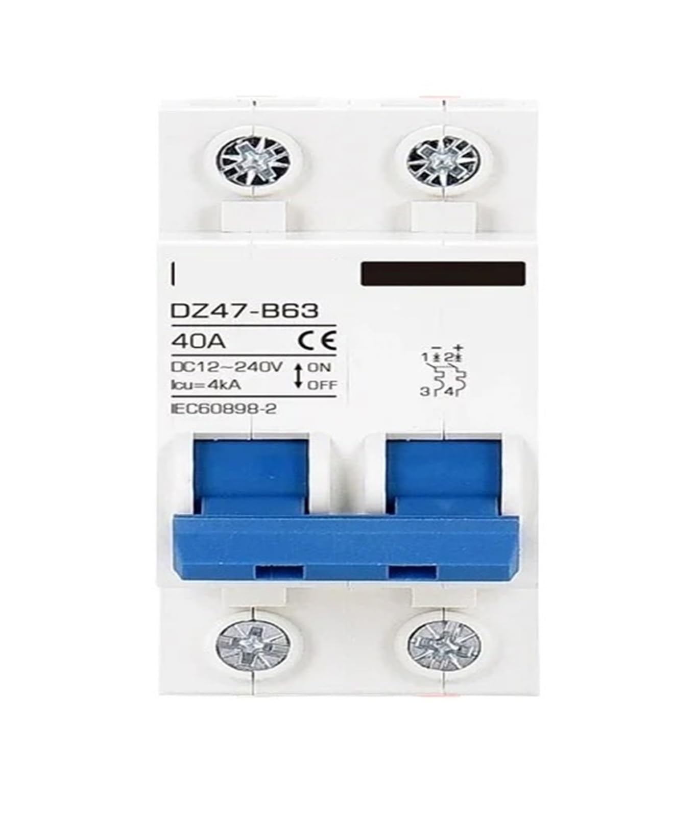 DC 12V 24V 48V 36V 72V Batteria Auto Protezione Circuit Breaker Polo Positivo E Negativo Interruttore di Protezione isolatore