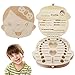 Boîte à dents pour enfants,Organisateur De Rangement Pour Les Souvenir Et Cadeau Pour Nouveau-Nés, Enfants, Garçons Et Filles