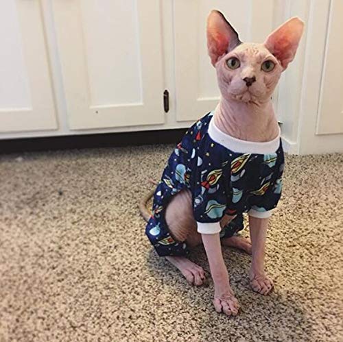 Image of CuteBone Small Dogs Outfit Soft Puppy Onesies Pjs Dog Pajamas Pet Coat Cat Apparel Comfy Doggie Jumpsuit Bodysuit for All Seasons