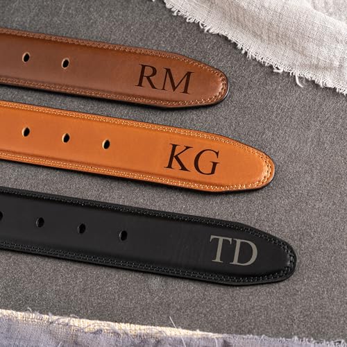 Personalized Mens Leather Belt Gift For Men, Handcrafted Engraved Men's Belt, Valentines Gift for Husband Boyfriend4