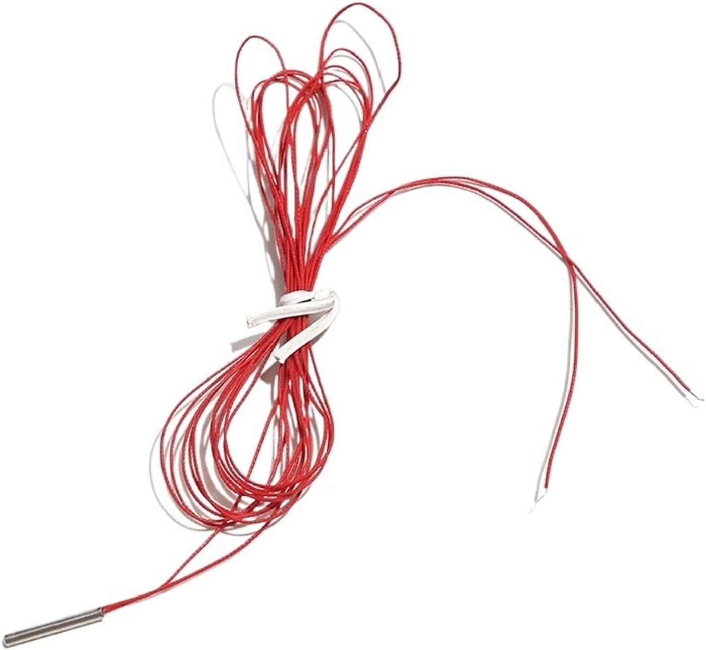 1PC PT100 Type 2MM Minute Extension Thermocouple Sensor 1.5/mm 2/3cores Silver-Plated High Temperature Wire(3cores 2x15mm 1M)