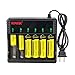 18650 Battery Charger 6 Slot Universal Smart Li-ion Batteries Charger, Zero Volume Battery Repair, Overcharge Protection, Overcurrent Protection, Short-circuit Protection, Over-temperature Protection