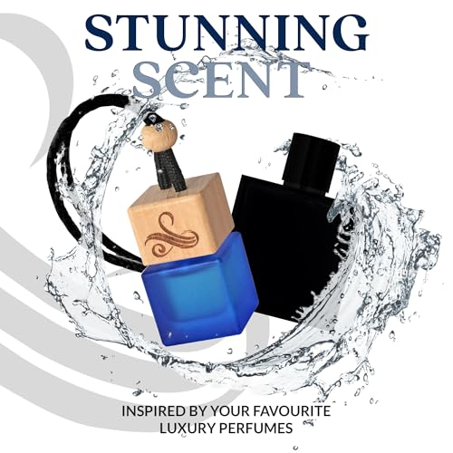 Car Air Freshener for Men with Vent Clip | Strong Perfume Automotive Air Freshener | Odour Eliminating Technology with Vent Clip | Car Air Fresheners by Perfa - Image 4