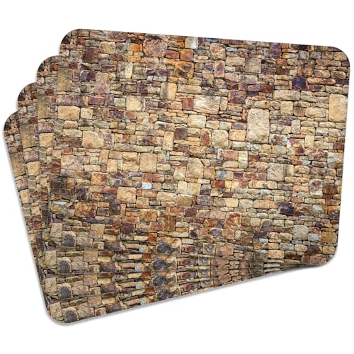 VELORA H&L Platzsets Kork - Tischsets 30 x 40 cm, Abwaschbar, rutschfest und Hitzebeständig bis 100°C, Dekorative Tischunterlagen für Küche und Esszimmer
