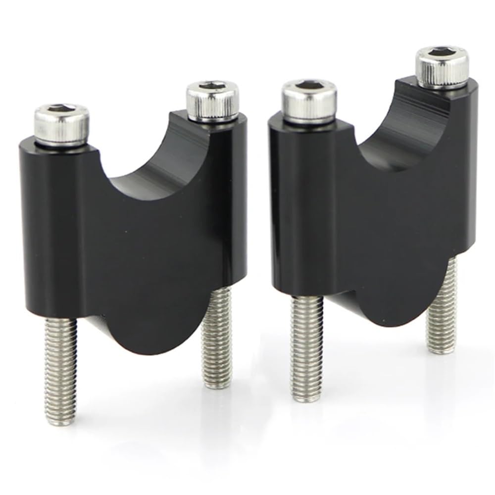 Riser guidon moto 22mm pour Kawasaki KX et ER-6N rehausseur noir 40mm