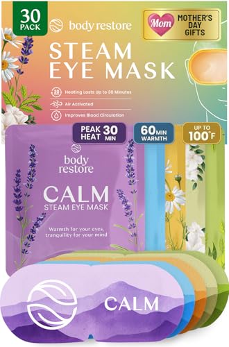 Body Restore Heated Eye Mask for Dry Eyes 30 Pack – Mothers Day G...