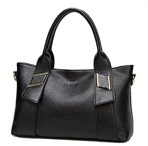 Yan Show - Bolso al hombro para mujer Negro Negro
 large