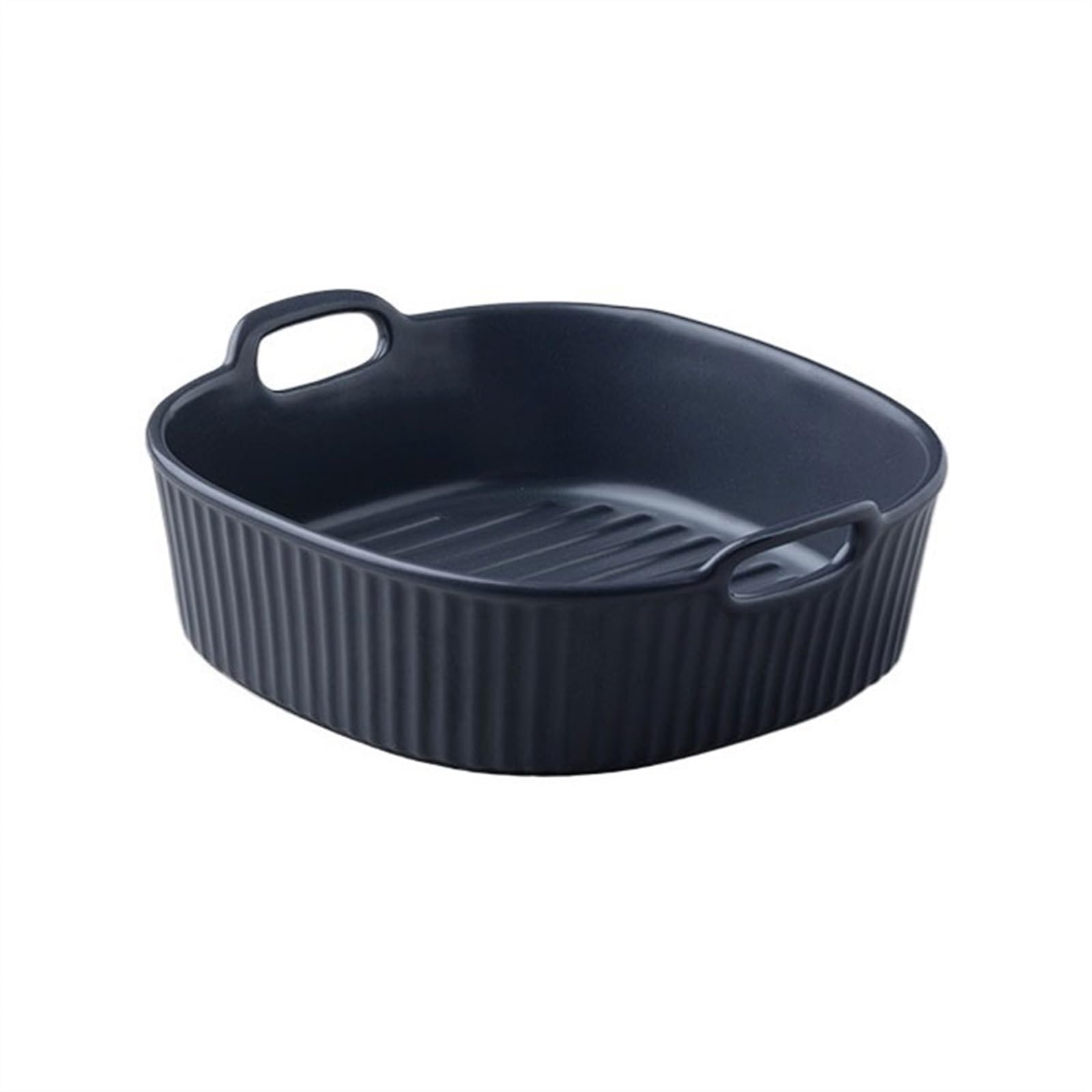 Plat de cuisson carré pour fromage, riz, four à micro-ondes, plat de cuisson en céramique, bol de cuisson à double oreille, plat de cuisson, plat à rôtir