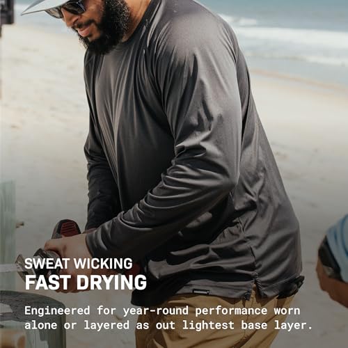 TRUEWERK B1 Sun Long Sleeve Tee for Men, Sun Protection Shirts, Moisture Wicking, UPF +50 Thermo Regulating Shirt4