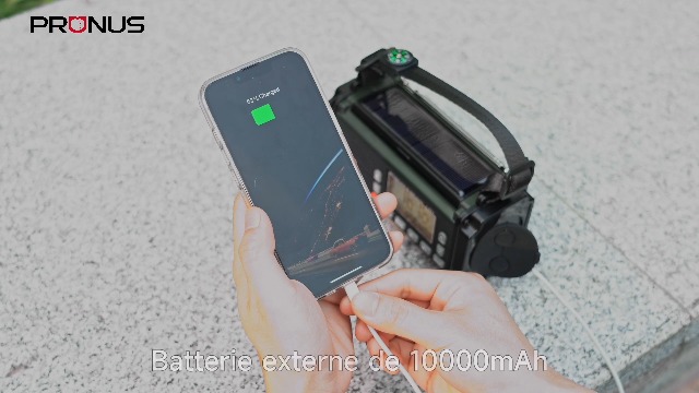Radio Dynamo Portable De Survie Avec Batterie 5000Mah - Chargeur Usb Radio Dynamo Portable De Survie Avec Batterie 5000Mah - Chargeur Usb