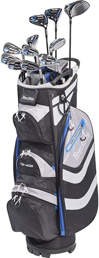 Tour Edge Te-400 Mens Right Hand Complete Golf Set - Graphite / Standard / Regular