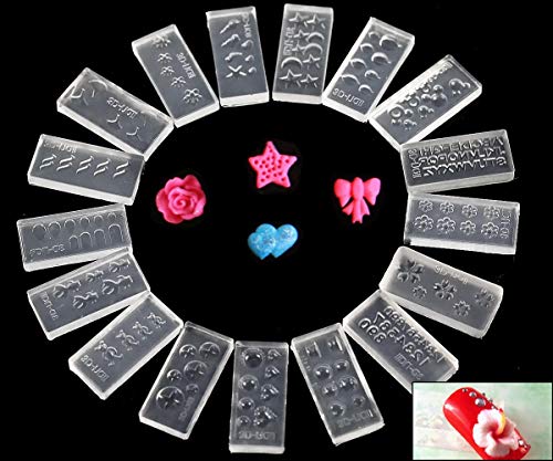 3D Nail Art Mold Charming Nail Mold 30 Diversi
