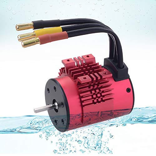 RC Motor Set 1/10, ESC Motor Servo 3650 4500KV Brushless Motor + 60A ESC mit Lüfter + 6KG Metall Servo (S0600M) + 25T Arm 1:10 RC Truck Zubehör