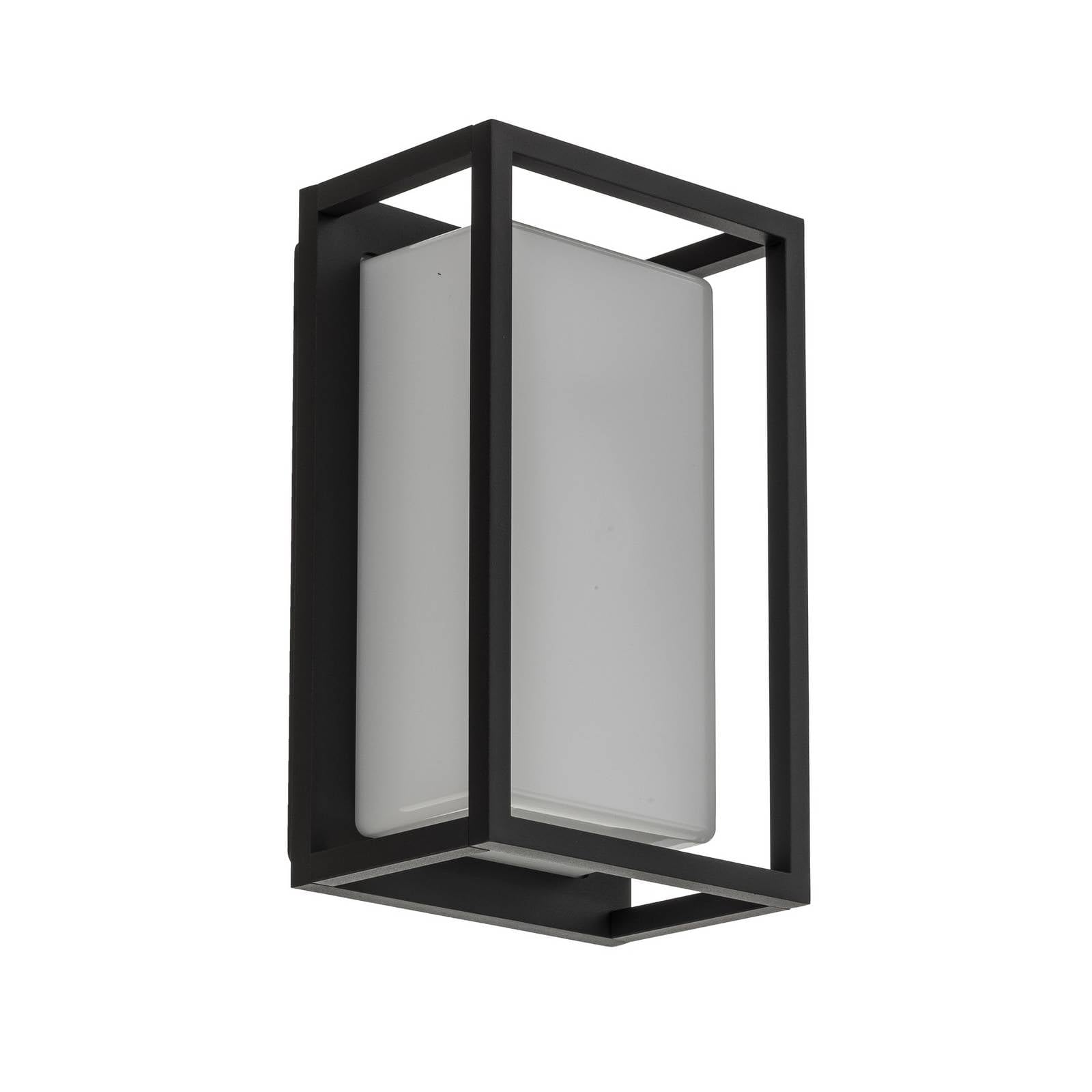 Lucande Applique LED da esterni (Moderno) colore Nero, in Alluminio lampadina inclusa applique lampada outdoor per facciata/parete terrazzo e