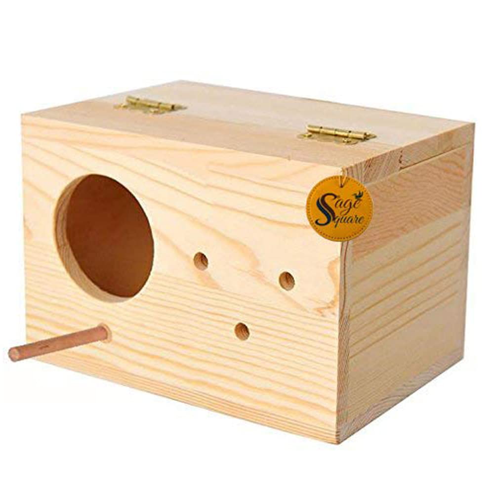 See full amazon price history chart for Sage Square Natural Wood Mountable Bird Nest & Breeding Box with Perch (Design for Small Birds) Sage Square Natural Wood Mountable Bird Nest & Breeding Box with Perch (Design for Small Birds) (B07M6HV15W) Amazon Price History, Amazon Price Tracker