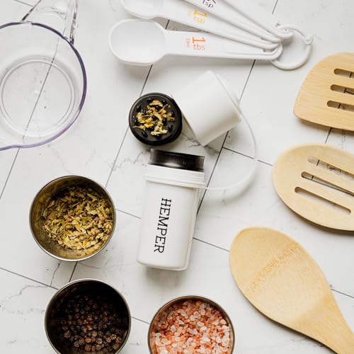 Image of HEMPER Keeper 3-in-1 Grinder + Storage System with Smell Proof Top