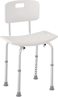 Bath Chair Shower Stool Safety Seat Bathroom Adjustable Positions Elderly Aids