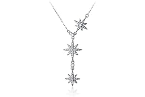 CZ Star Y Necklace: A Christmas Luminary for Sparkling Delights