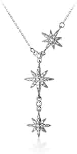 STAR JEWELRY　925 K14 CZ STAR JEWELRY 925 K14 CZ Cubic Zirconia Star Necklace Pendant