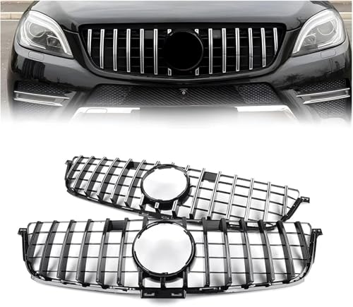Rejilla antiniebla coche Benz W166 ML350 ML320, parrilla doble puente 2012-2015 5