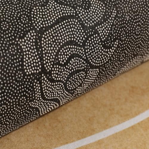 Tapis de sol rond grand format pour protéger le parquet du bureau