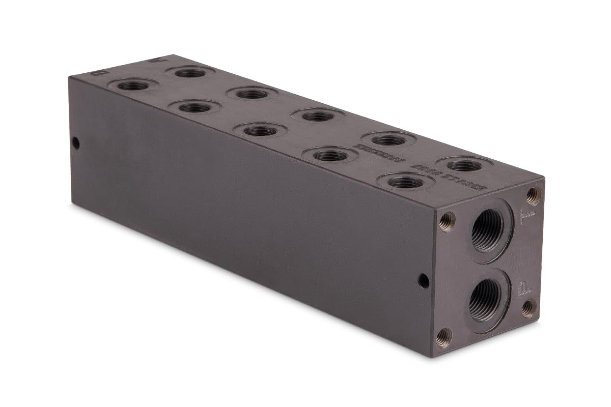 Hydraulik Ventilblock ES 06-12-38-05 (A,B z boku P,T z przodu) | Hydraulik-Anschlussblock