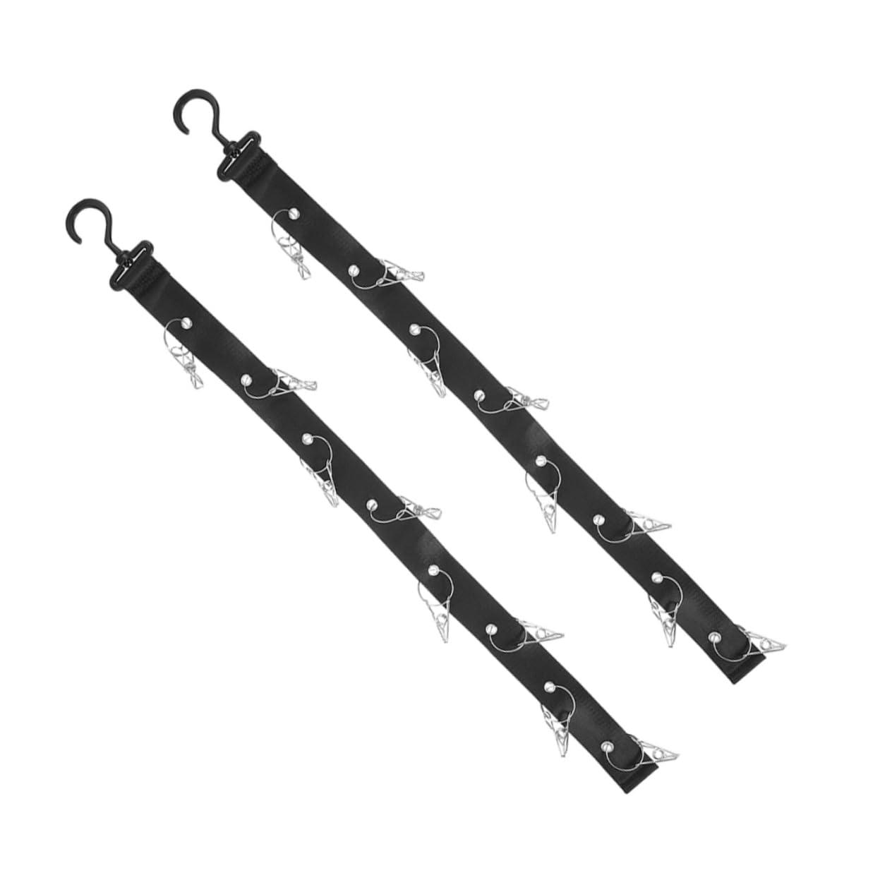 OFFSCH 2-Piece Hockey Drying Rack Hanging Straps Hockey Stick Holder for Equipment Space-Saving Organizers