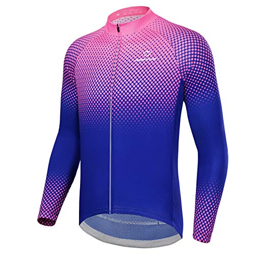 LEADER CYCLING Men's Cycling Jerseys Quick Dry Biking Shirt Summer Short Sleeve