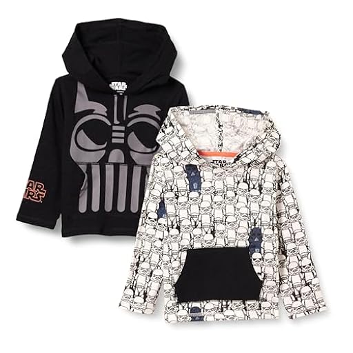Amazon Essentials Disney | Marvel | Star Wars Camisetas de Manga Larga con Capucha Ligeras Niño, Pack de 2, Star Wars Darth Vader, 10 años | Ya disponible en tu tienda friki favorita! En mundofriki.es! Amazon Essentials Disney | Marvel | Star Wars Camisetas de Manga Larga con Capucha Ligeras Niño, Pack de 2, Star Wars Darth Vader, 10 años | Ya disponible en tu tienda friki favorita! En mundofriki.es!