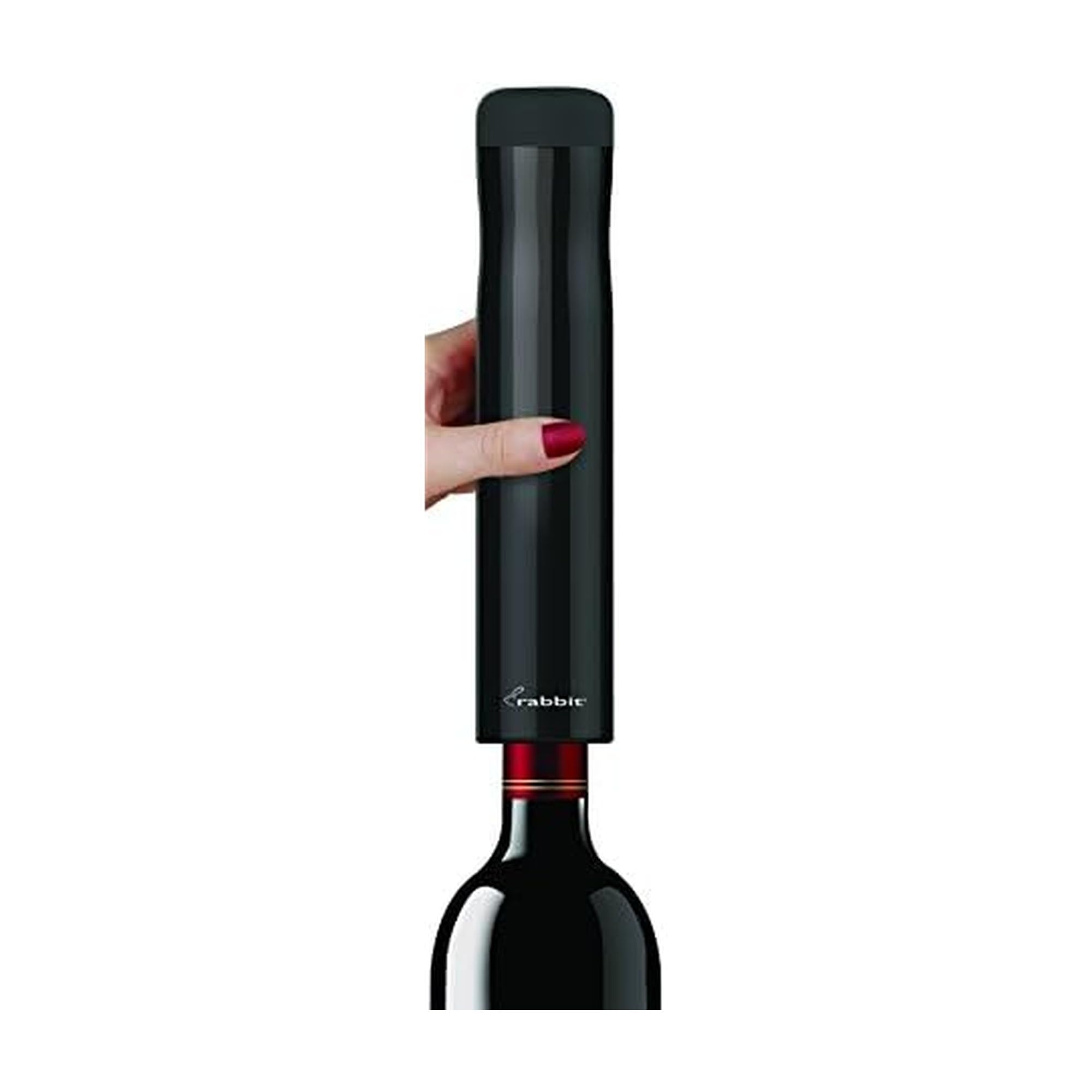 Photo 1 of No charger ------------------------Rabbit Automatic Electric Wine Opener - Shiny Black