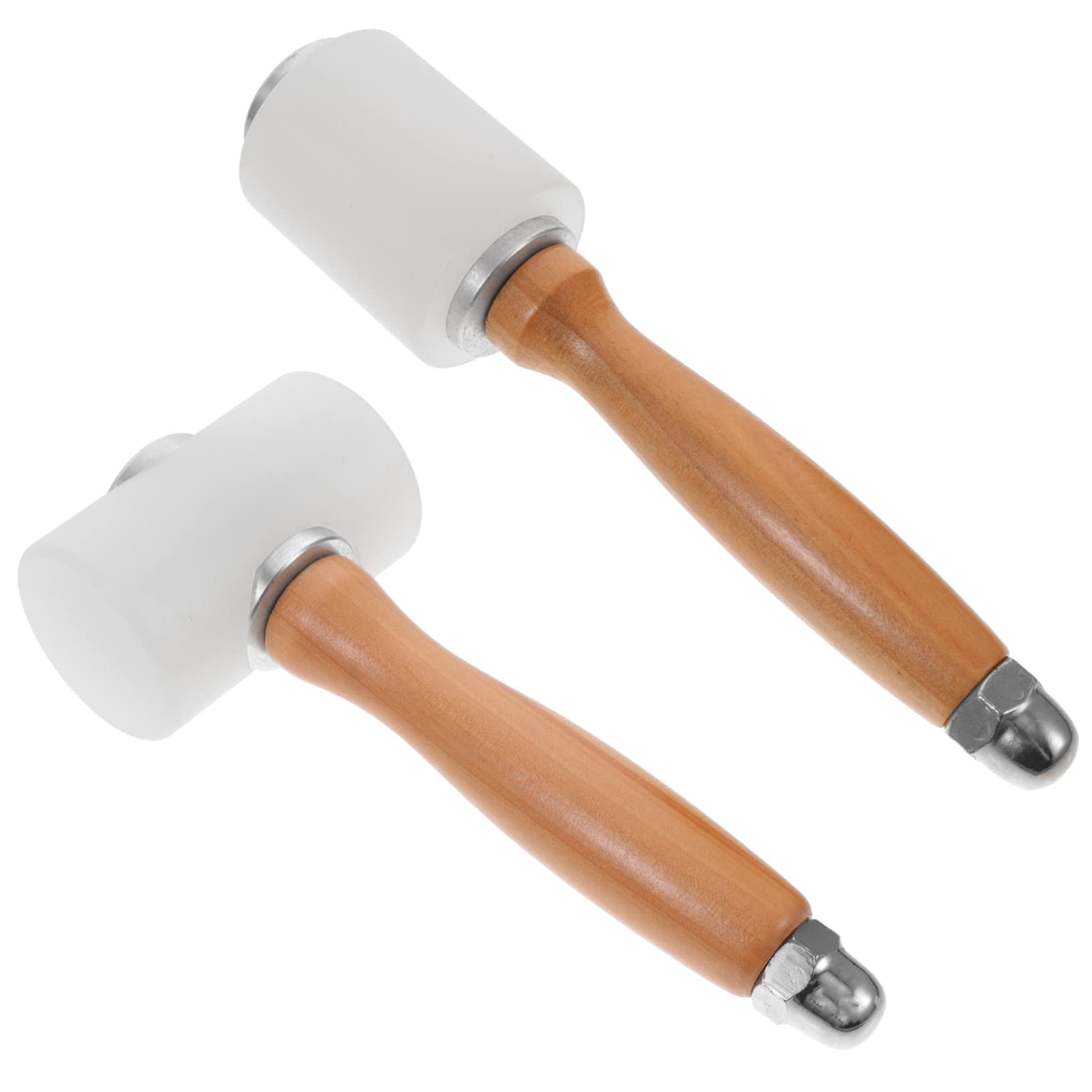 jojofuny 2 Piezas Martillo Para Tallar Cuero Diy Herramientas De Cuero Manualidades Mango De Madera Para Tallar Para Trabajos De Bricolaje