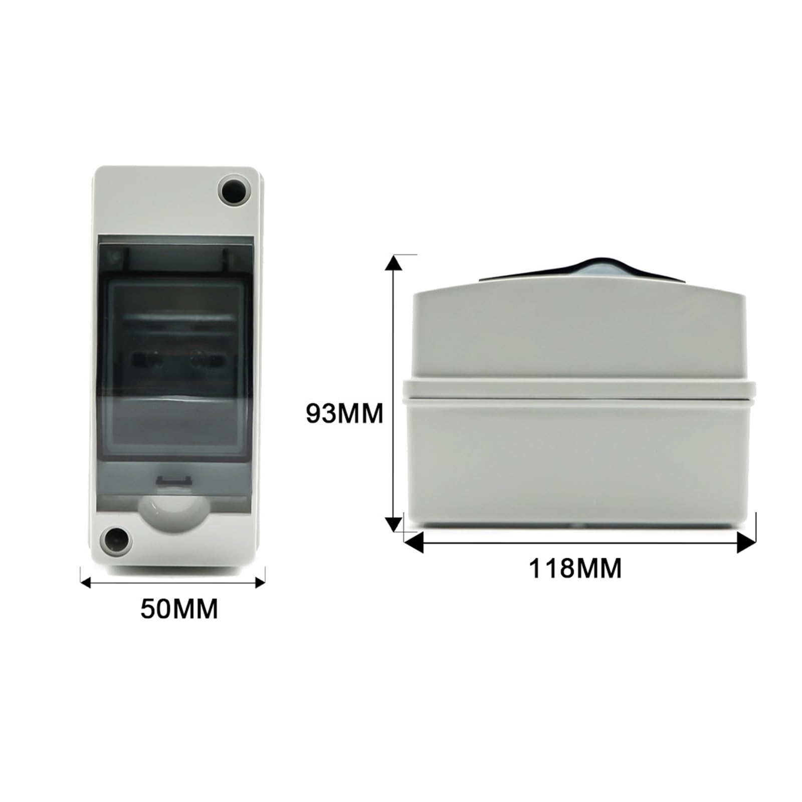 Verteilerdose für Außenmontage wasserdicht aus Kunststoff IP65 HT-2 mit automatischer Schalterkombination DPN DZ47(HT-2 und DZ47,32A)