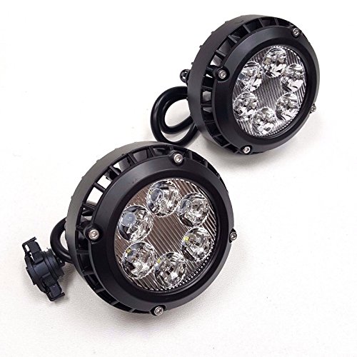 Ledin For 2007-2014 Yukon Avalanche Tahoe Suburban Led Clear Lens Fog Driving Lights Lamps Pair #TOP1