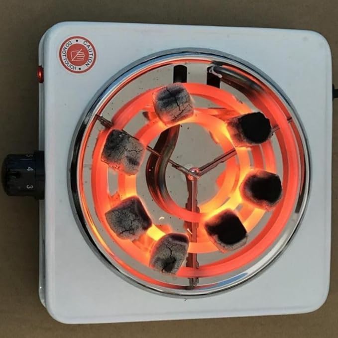 Image of Electric Double & Single Burner Hot Plate Portable Cooktop with Dual Adjustable Temperature Control | Electric Stove for Home, Hostel, Office, Travel, Dorm, Camping & Emergency Cooking
