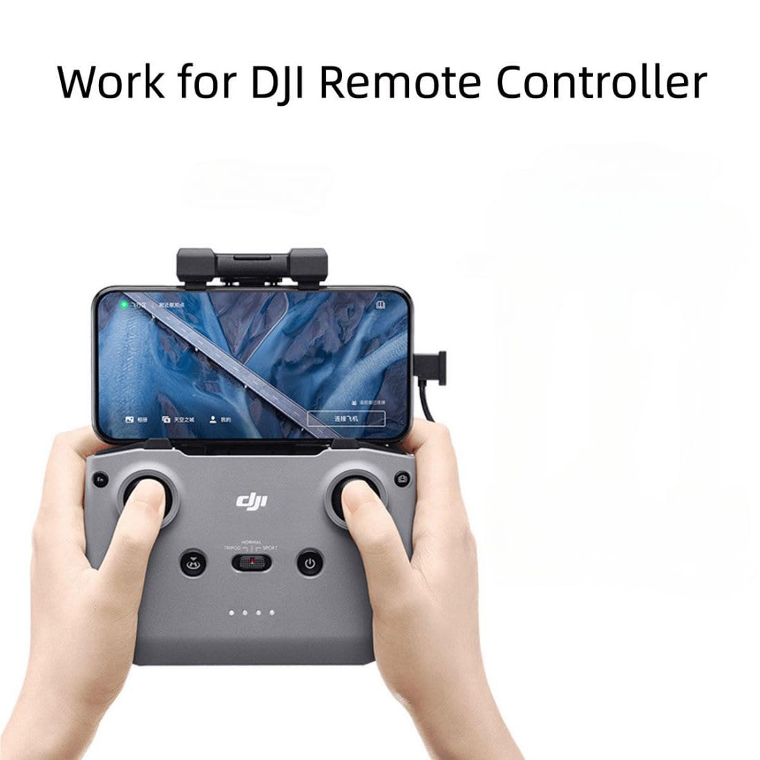 Câble Micro USB Pour Télécommande Drone DJI Mavic Pro/Air/Spark - Nylon Tressé 29cm - Connexion Stable Et Durable