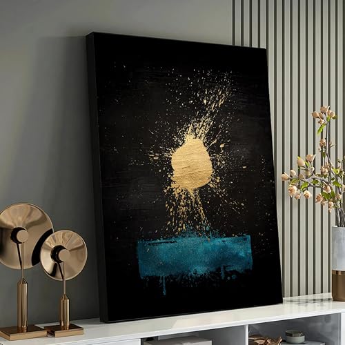 Décoration intérieure contemporaine turquoise et or pour s'évader