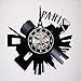 Produktbild txyang Paris Vinyl Record Wall Clock Decor Exciting Guest Room Decor idea for Children Adults Men