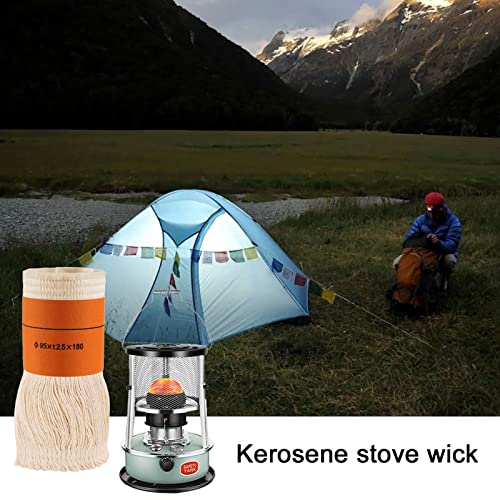 Fiberglass And Cotton Kerosene Wick, Generic Kerosene Heater Wick Replacement, Well Burnt Kerosene Space Heaters Wick, For Kerosene Heaters, Radiant Heaters, Winter Heating Stove Accessories #TOP2