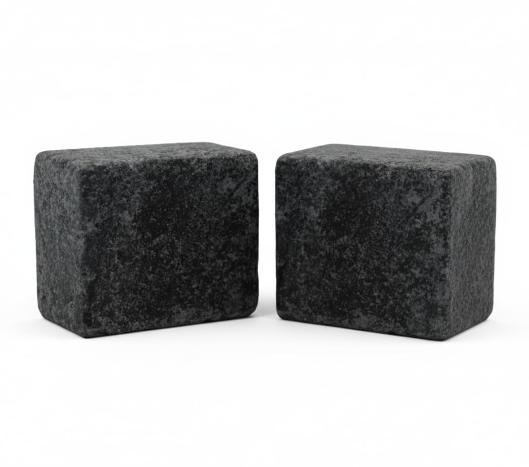 Natureluxy Black Musk Squares - Set of 2 Scented Blocks for Home - Laundry & Body - Compact Size