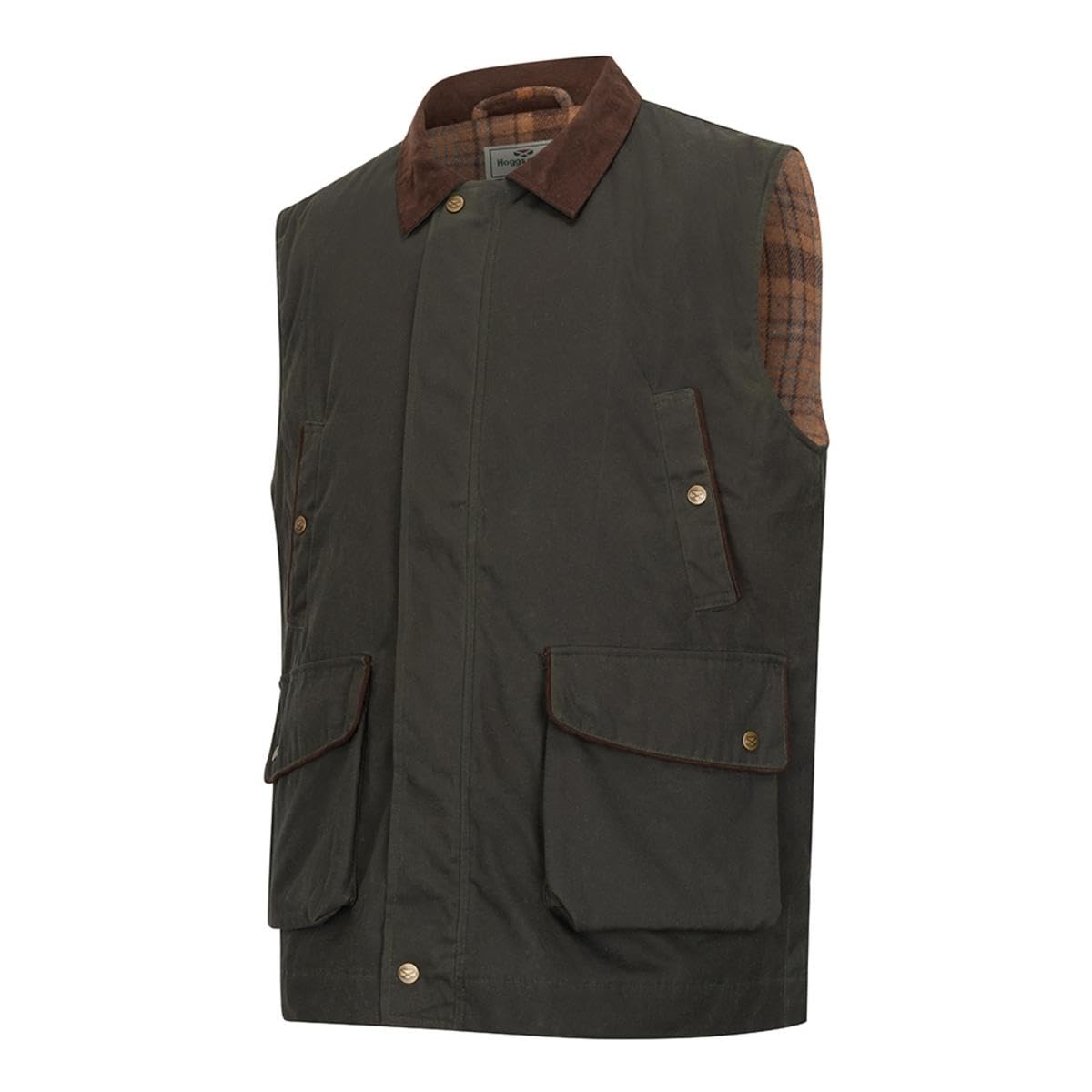 Hoggs of Fife Maxton Gents Padded Waxed Waistcoat XXX-LargeXXX-Large