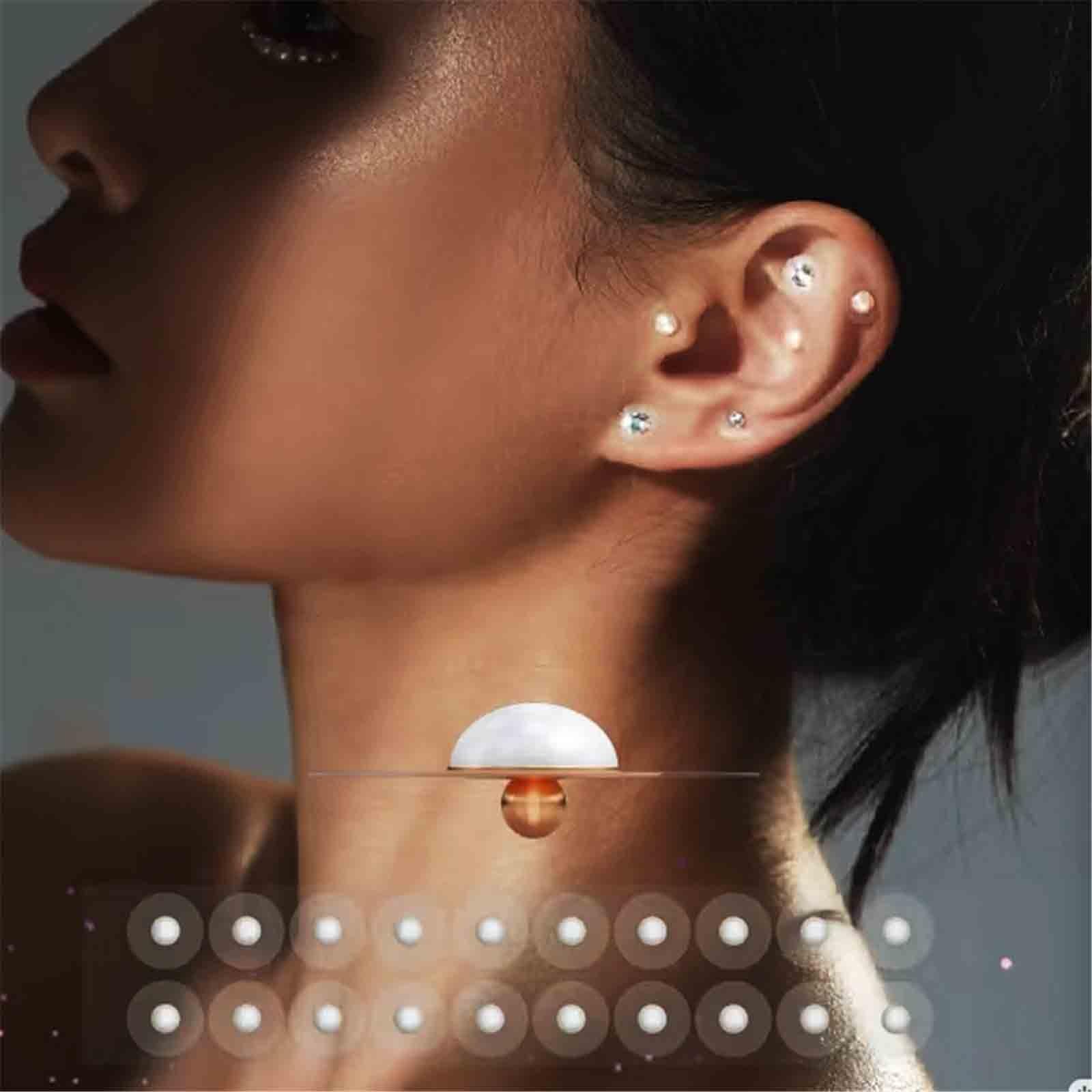 Cuentas Magnéticas Acupuncture Semillas De Oreja Para Relajación, Durabilidad Semillas Prensa Orejas A Prueba De Sudor, Masaje De Oídos Para Boda, Semillas De Oído(Mixed - 100 pcs)