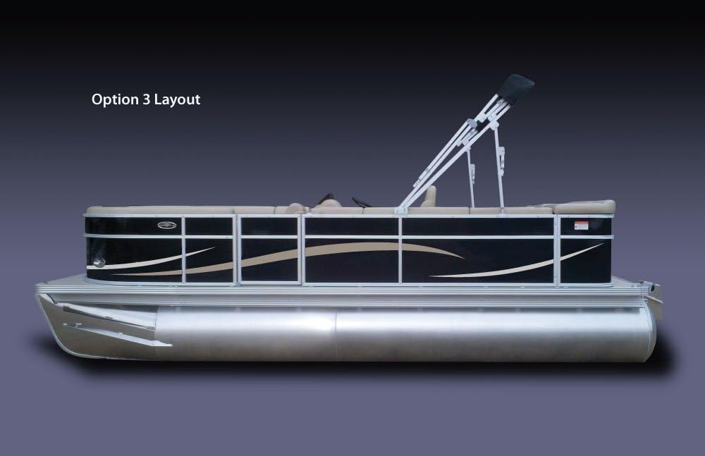 Pontoon Fence Paneling 18" x 50' - Black