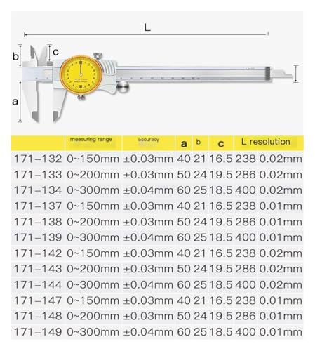 Calibrador Vernier acero inox 0-150mm 0.02 miniatura 2