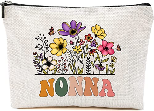 Nonna Wildflowers ��̓� ���C�N�A�b�v�o�b�O - Nonna �t�����[�M�t�g�o�b�O - ���ꂳ�� ���΂������ �a�����M�t�g - ���s���ϕi�o�b�O �a�����p, �z���C�g, 7�hx9.8�h